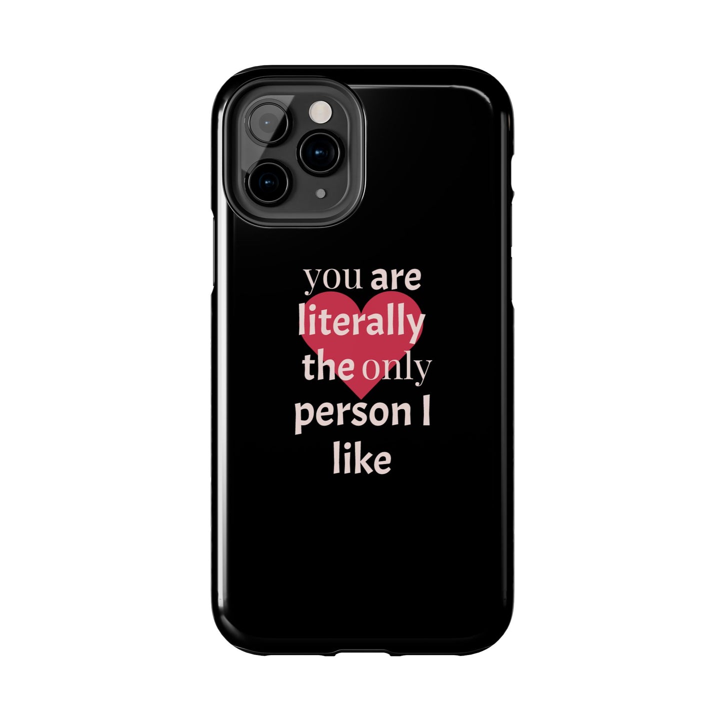 Stylish Tough Phone Case for Couples, Cute Gift for Birthdays, Anniversaries, Valentine's Day, Phone Accessories, Love Quote Case