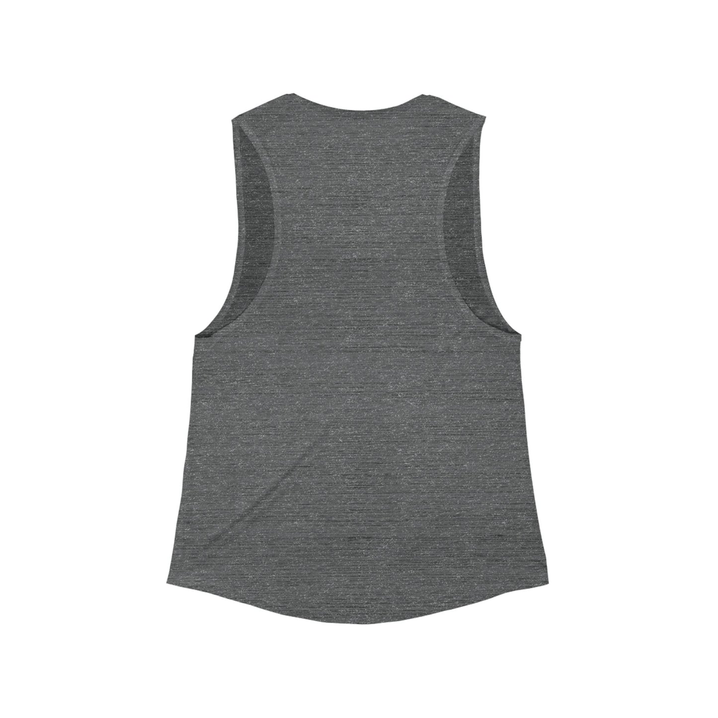 Women's Flowy Scoop Muscle Tank - 'Love Yourself' Motivational Top, Workout Shirt, Casual Wear, Gift for Her, Self-Love Tees