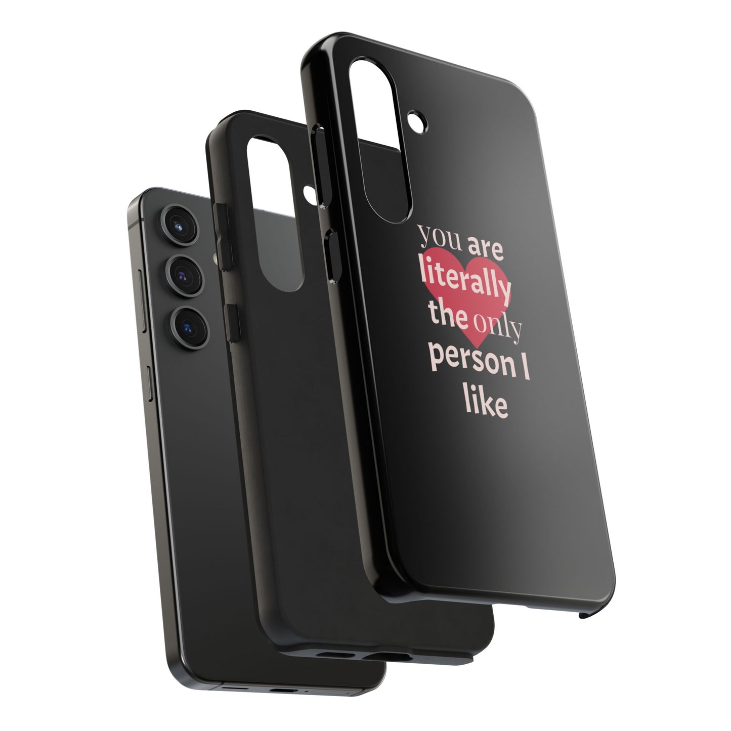Stylish Tough Phone Case for Couples, Cute Gift for Birthdays, Anniversaries, Valentine's Day, Phone Accessories, Love Quote Case