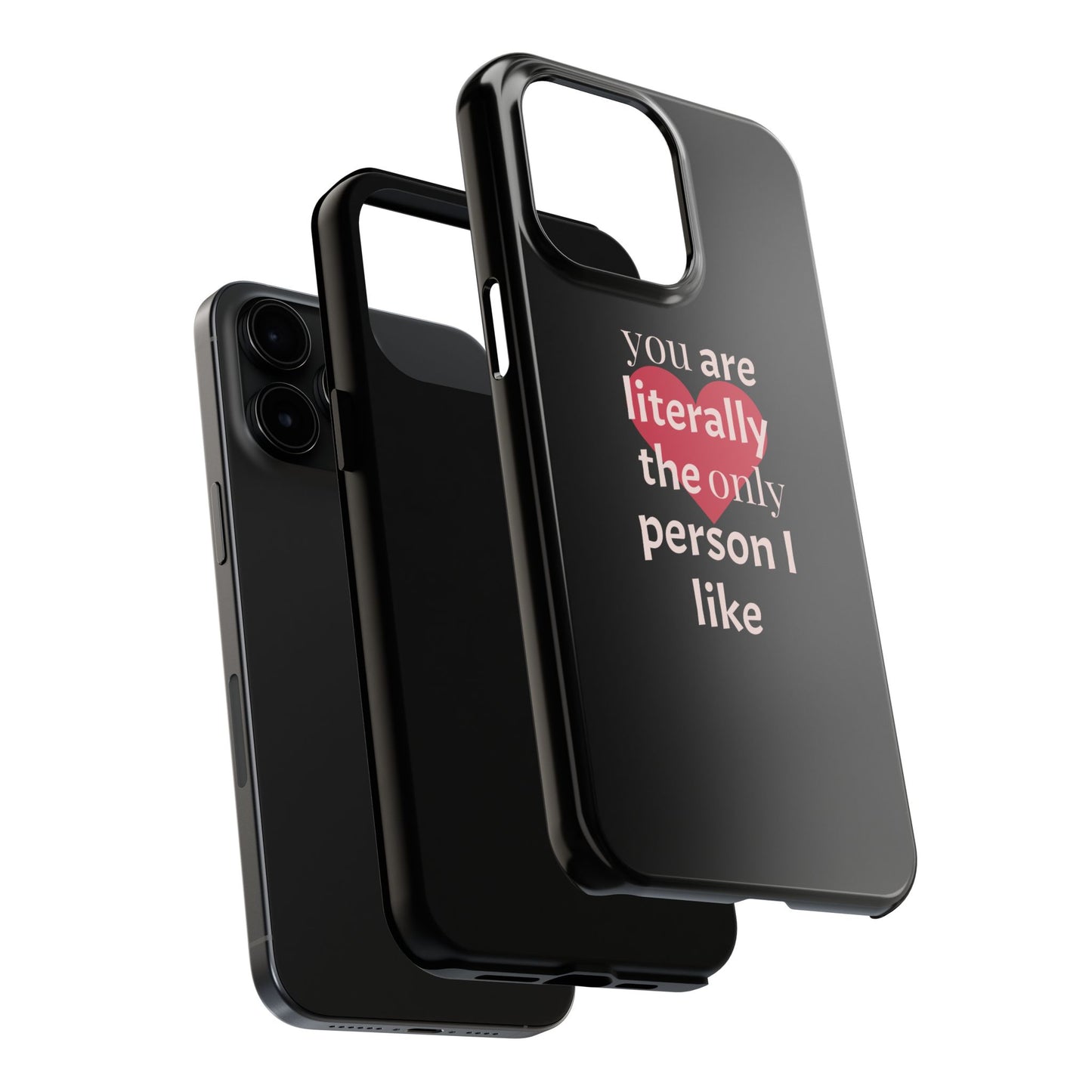 Stylish Tough Phone Case for Couples, Cute Gift for Birthdays, Anniversaries, Valentine's Day, Phone Accessories, Love Quote Case