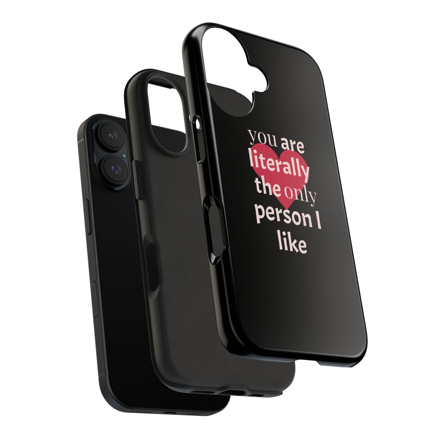 Stylish Tough Phone Case for Couples, Cute Gift for Birthdays, Anniversaries, Valentine's Day, Phone Accessories, Love Quote Case