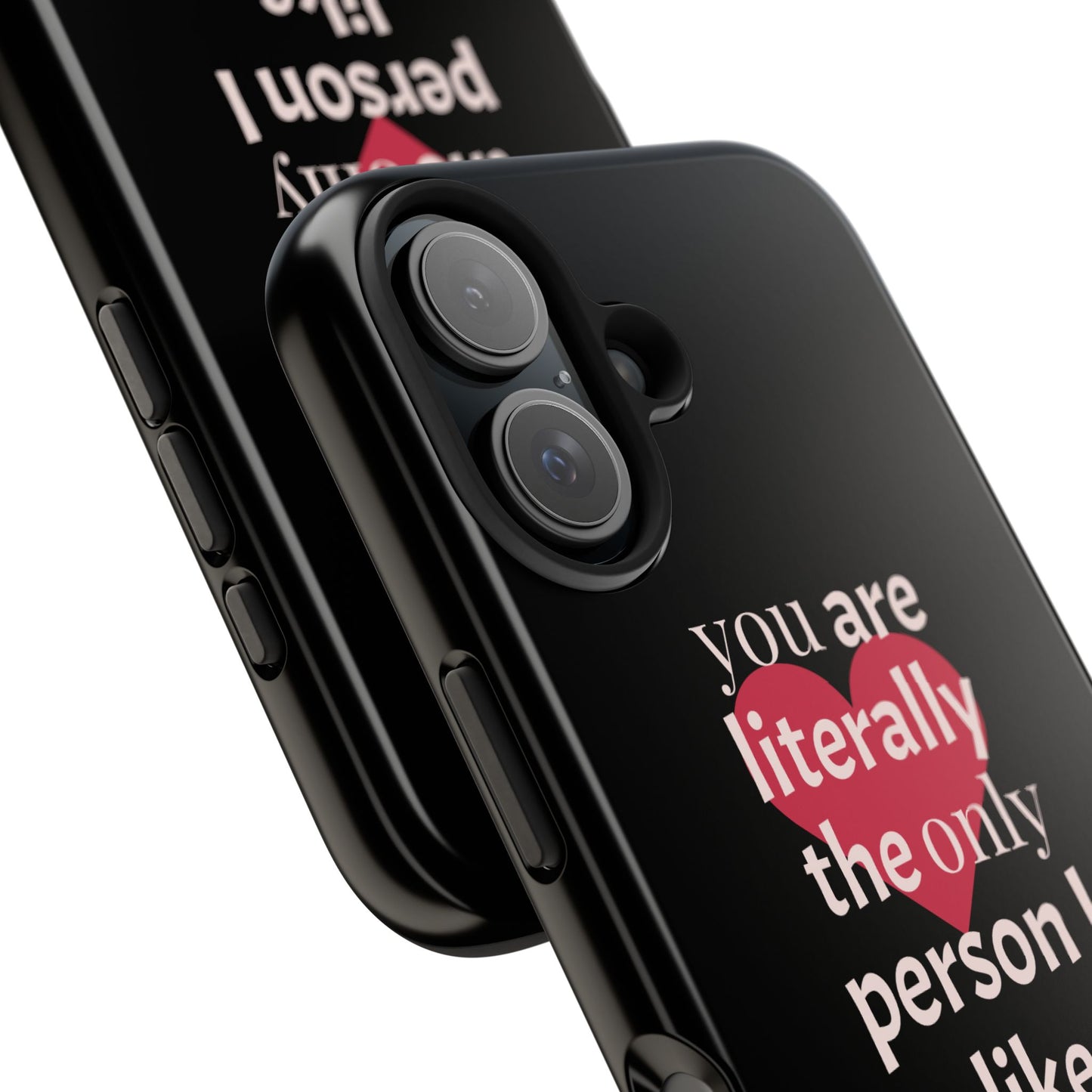 Stylish Tough Phone Case for Couples, Cute Gift for Birthdays, Anniversaries, Valentine's Day, Phone Accessories, Love Quote Case