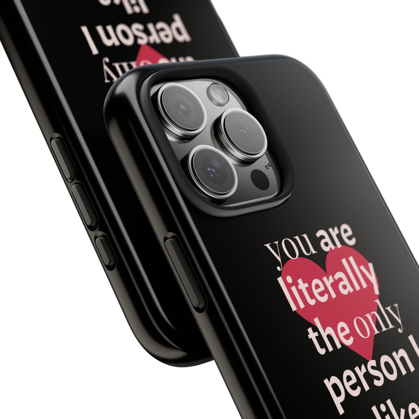 Stylish Tough Phone Case for Couples, Cute Gift for Birthdays, Anniversaries, Valentine's Day, Phone Accessories, Love Quote Case