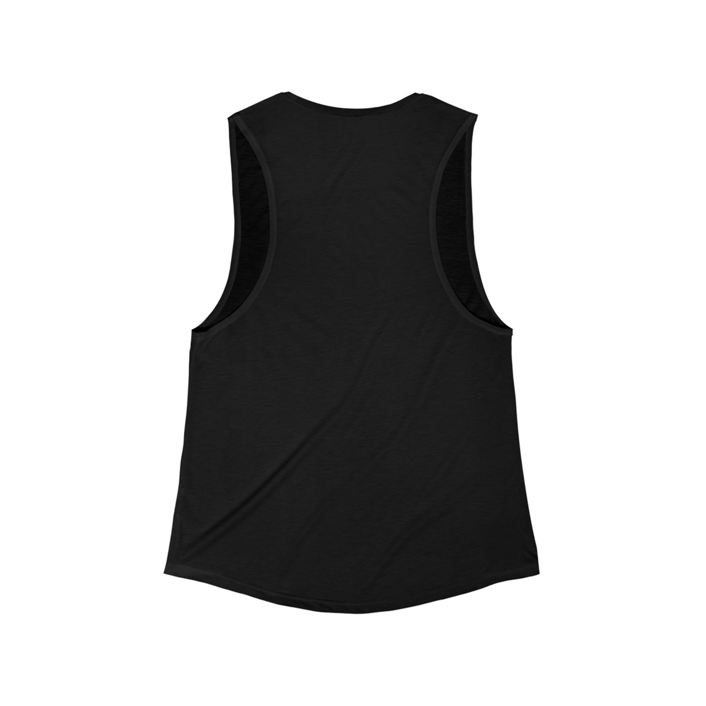 Women's Flowy Scoop Muscle Tank - 'Love Yourself' Motivational Top, Workout Shirt, Casual Wear, Gift for Her, Self-Love Tees