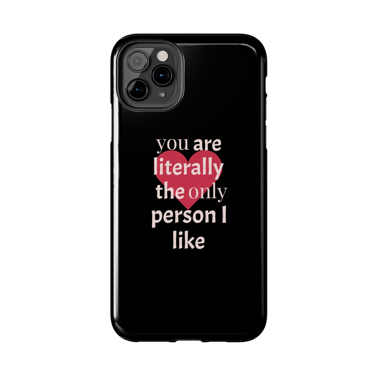 Stylish Tough Phone Case for Couples, Cute Gift for Birthdays, Anniversaries, Valentine's Day, Phone Accessories, Love Quote Case