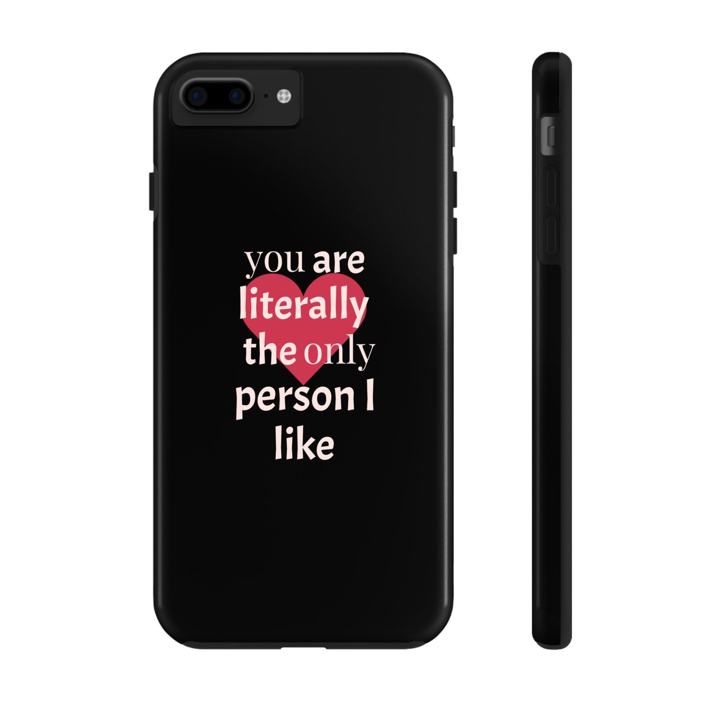 Stylish Tough Phone Case for Couples, Cute Gift for Birthdays, Anniversaries, Valentine's Day, Phone Accessories, Love Quote Case