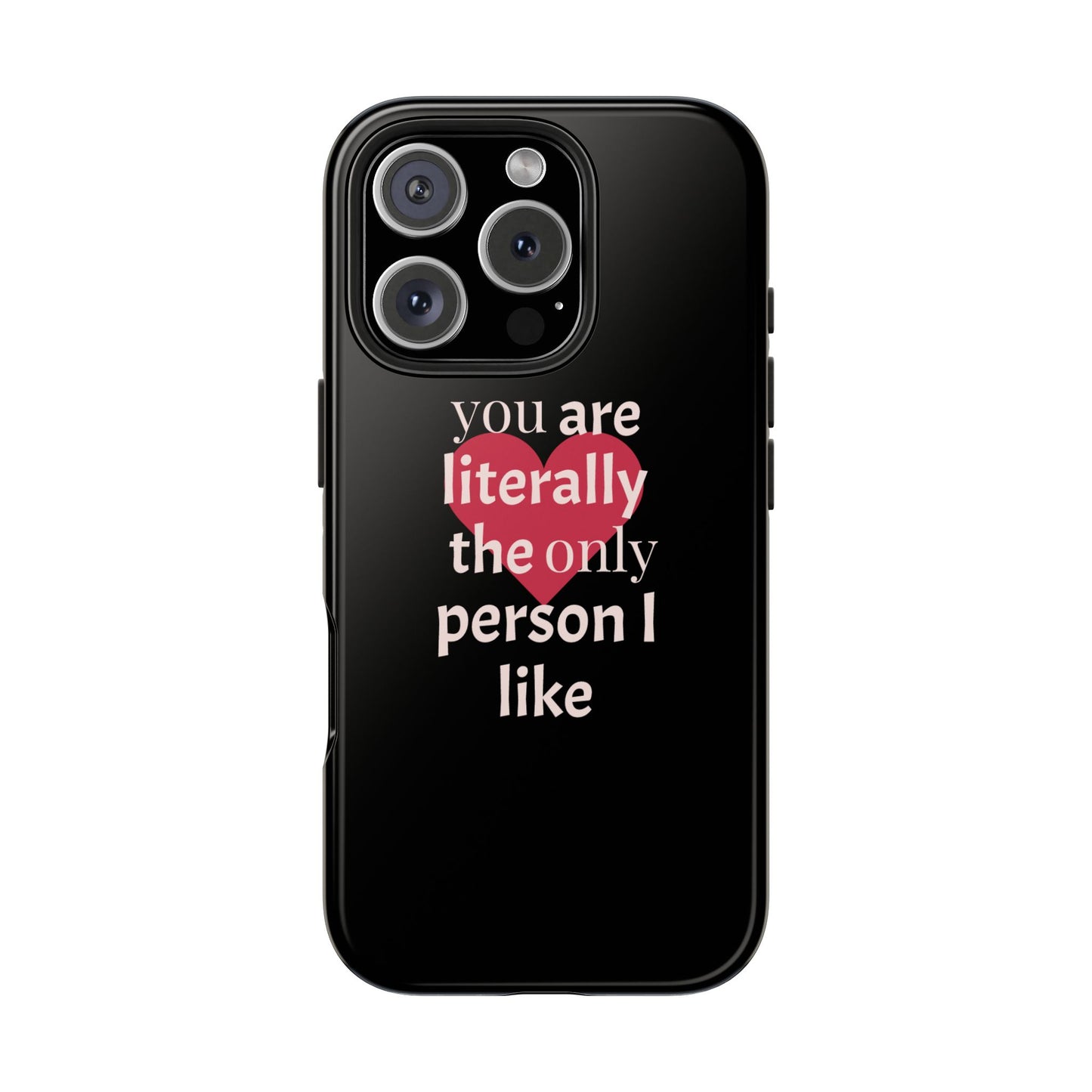 Stylish Tough Phone Case for Couples, Cute Gift for Birthdays, Anniversaries, Valentine's Day, Phone Accessories, Love Quote Case