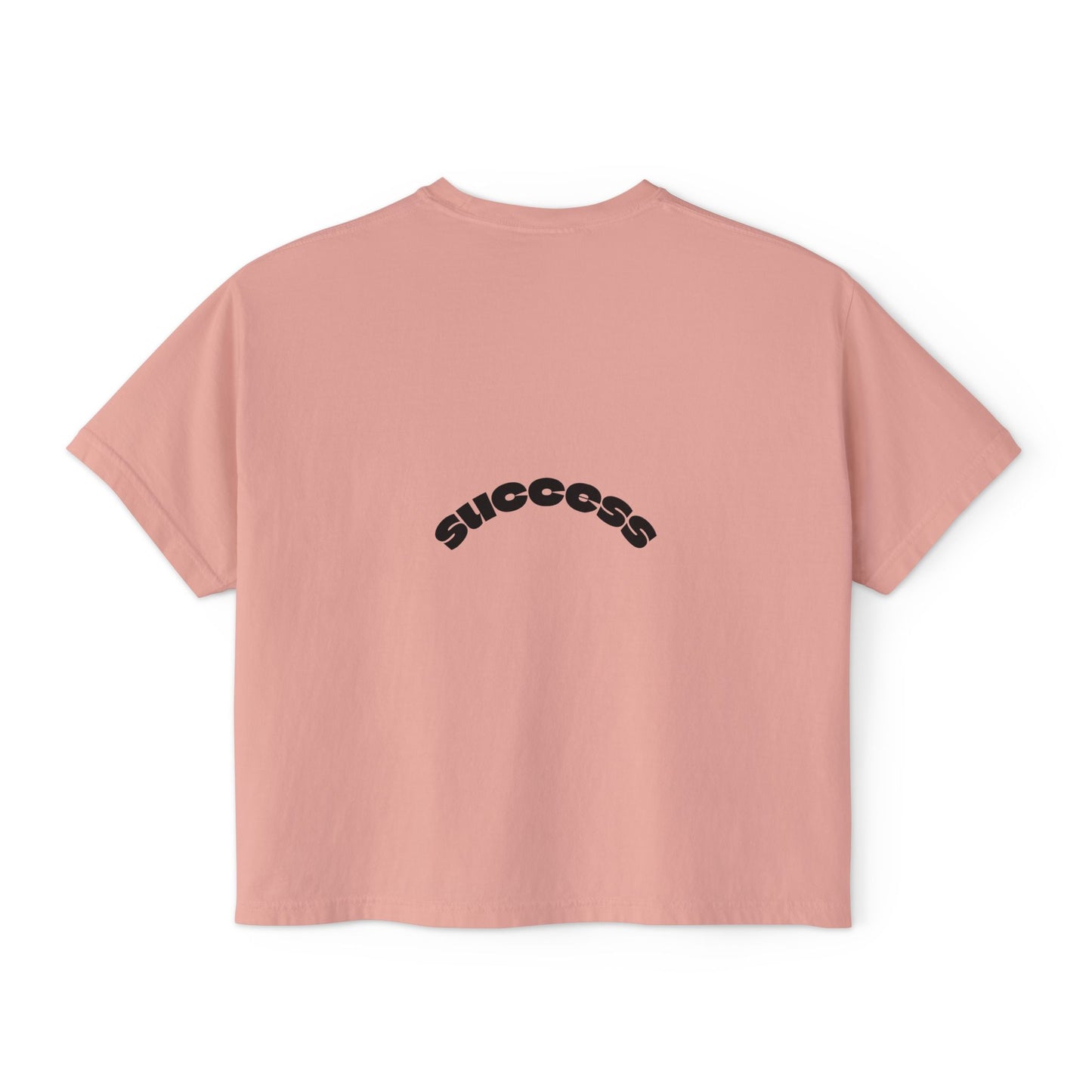 Success Women's Boxy Tee, Motivational Top, Casual Wear, Gift for Her, Positive Vibes, Everyday Tee