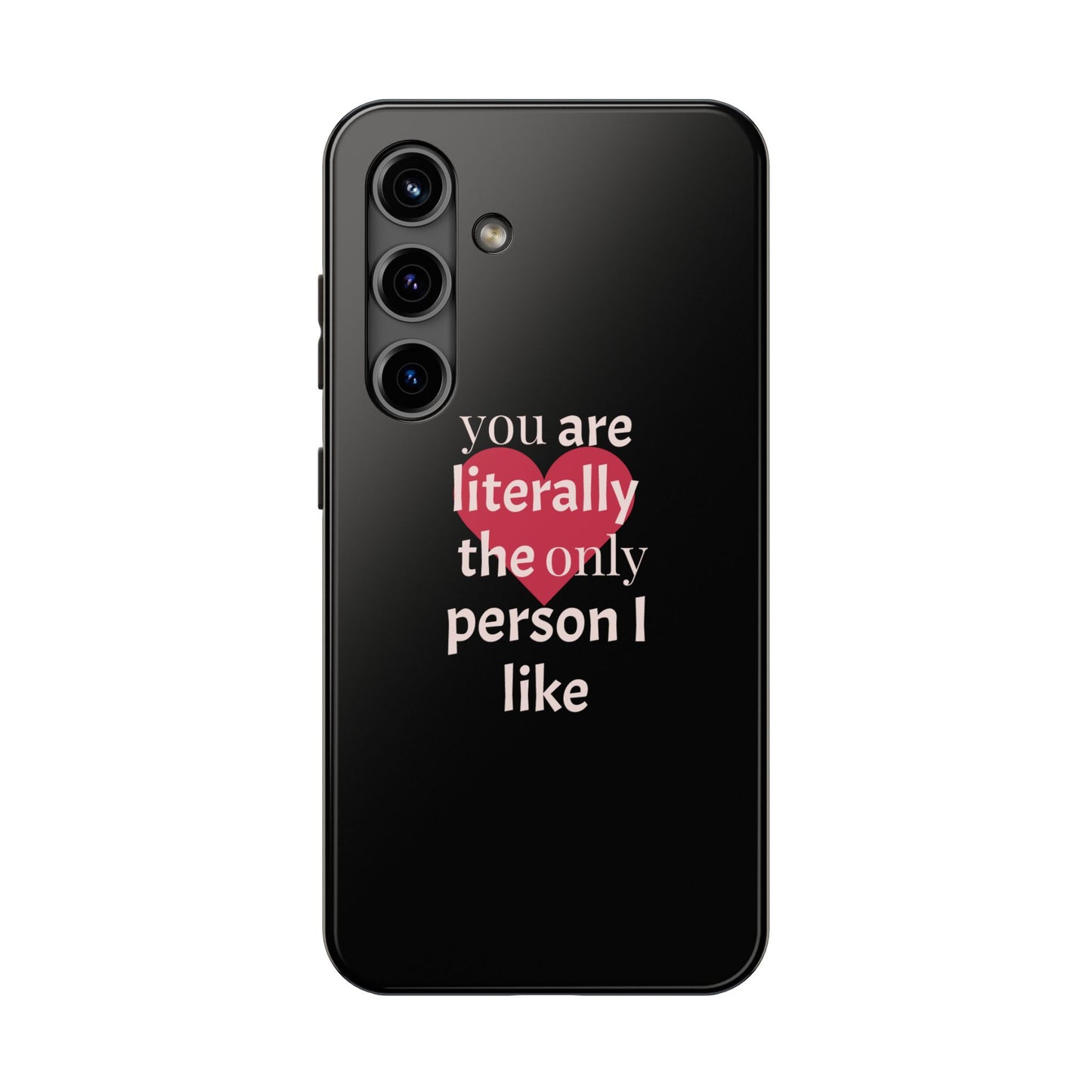 Stylish Tough Phone Case for Couples, Cute Gift for Birthdays, Anniversaries, Valentine's Day, Phone Accessories, Love Quote Case