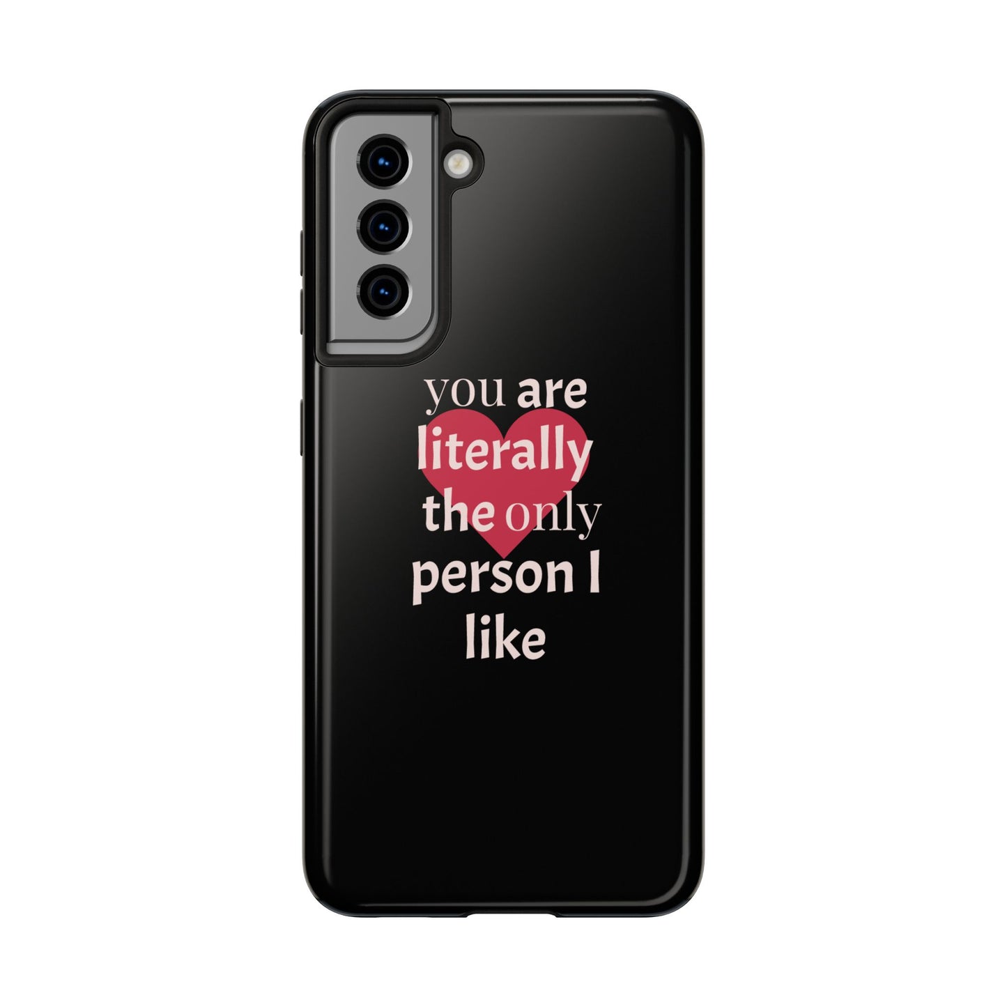 Stylish Tough Phone Case for Couples, Cute Gift for Birthdays, Anniversaries, Valentine's Day, Phone Accessories, Love Quote Case