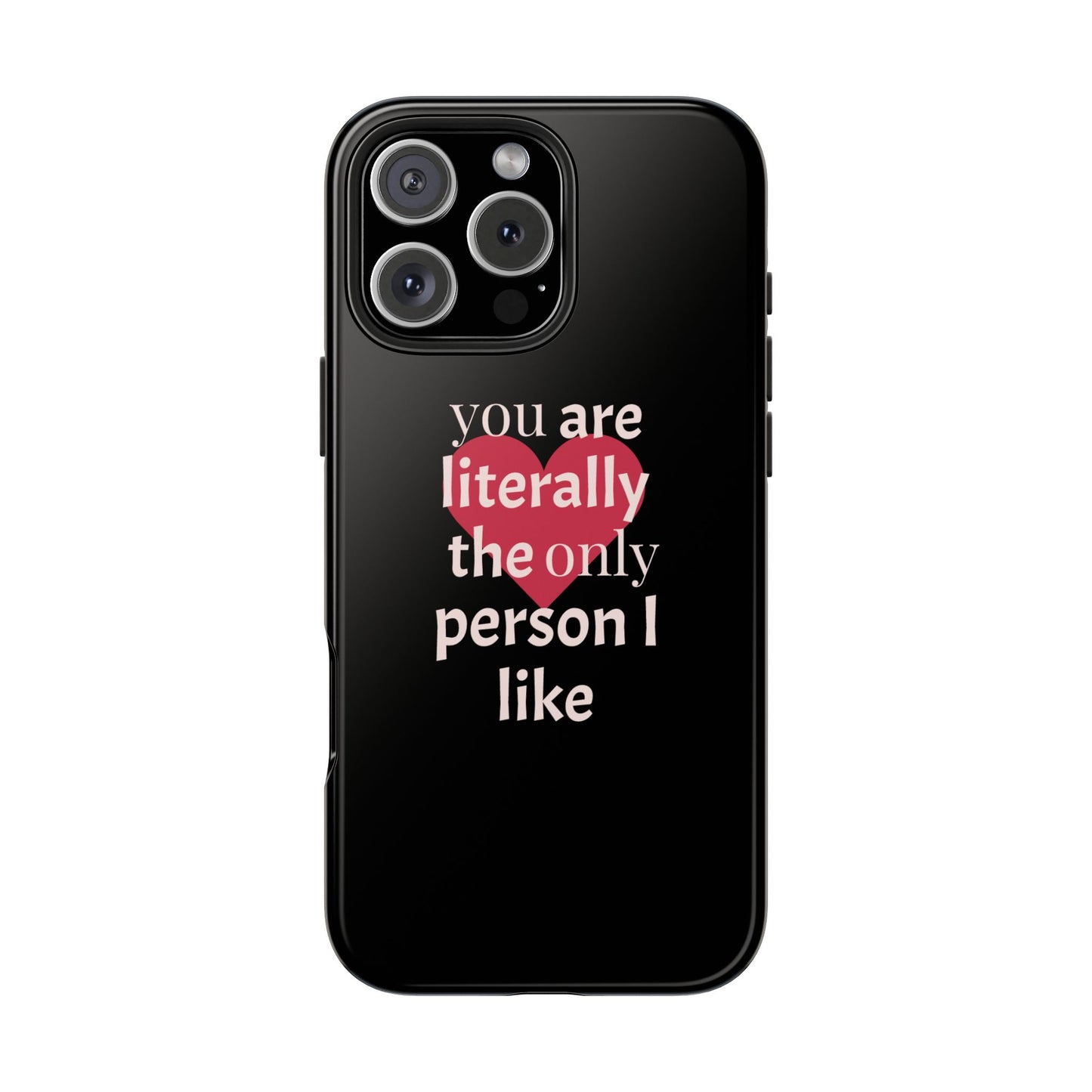 Stylish Tough Phone Case for Couples, Cute Gift for Birthdays, Anniversaries, Valentine's Day, Phone Accessories, Love Quote Case