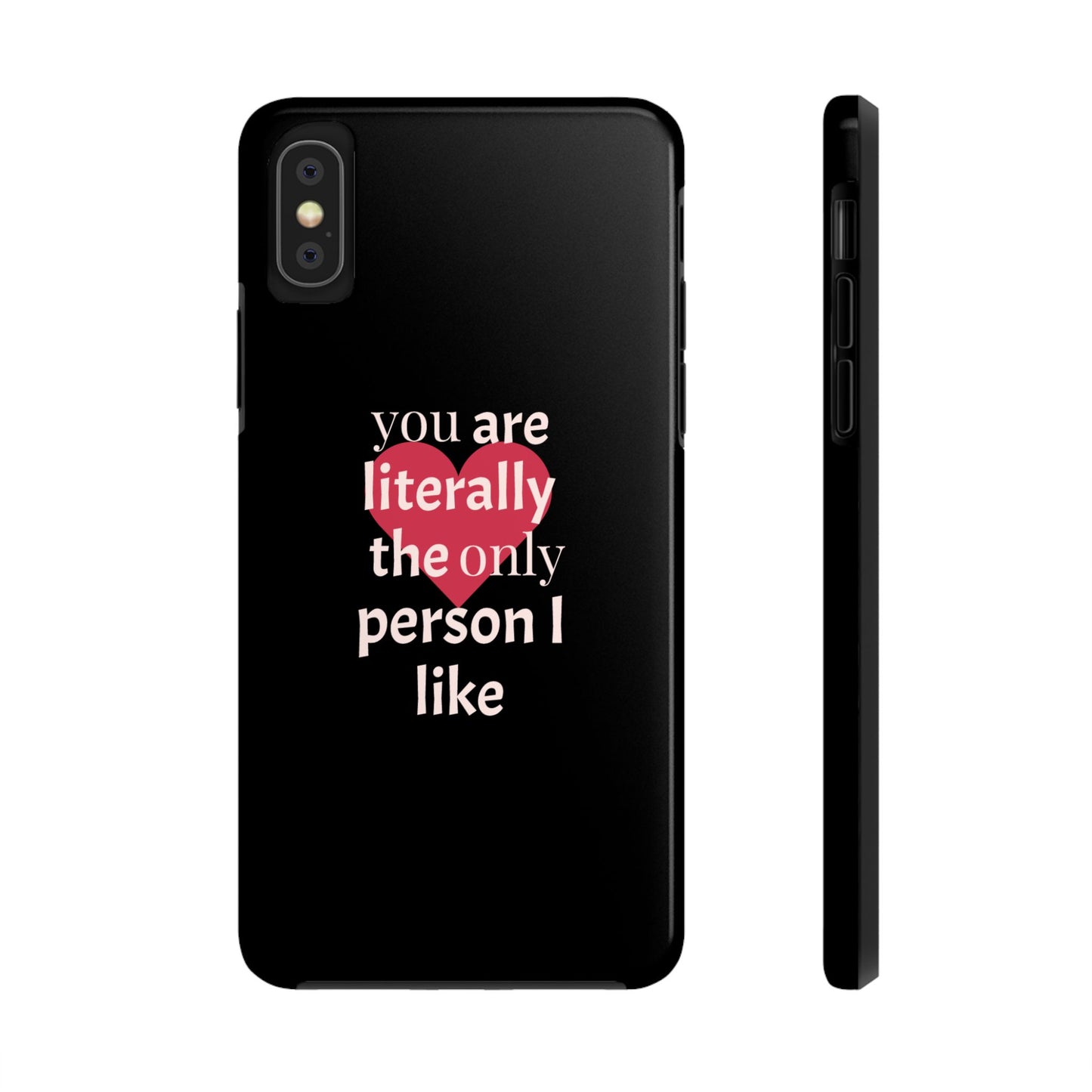 Stylish Tough Phone Case for Couples, Cute Gift for Birthdays, Anniversaries, Valentine's Day, Phone Accessories, Love Quote Case