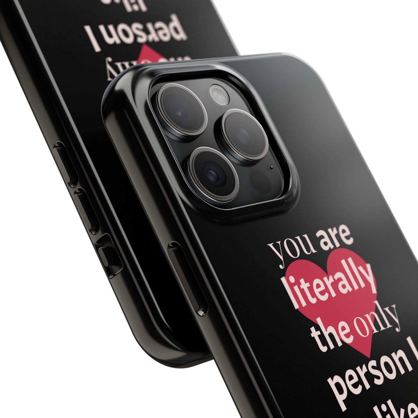 Stylish Tough Phone Case for Couples, Cute Gift for Birthdays, Anniversaries, Valentine's Day, Phone Accessories, Love Quote Case
