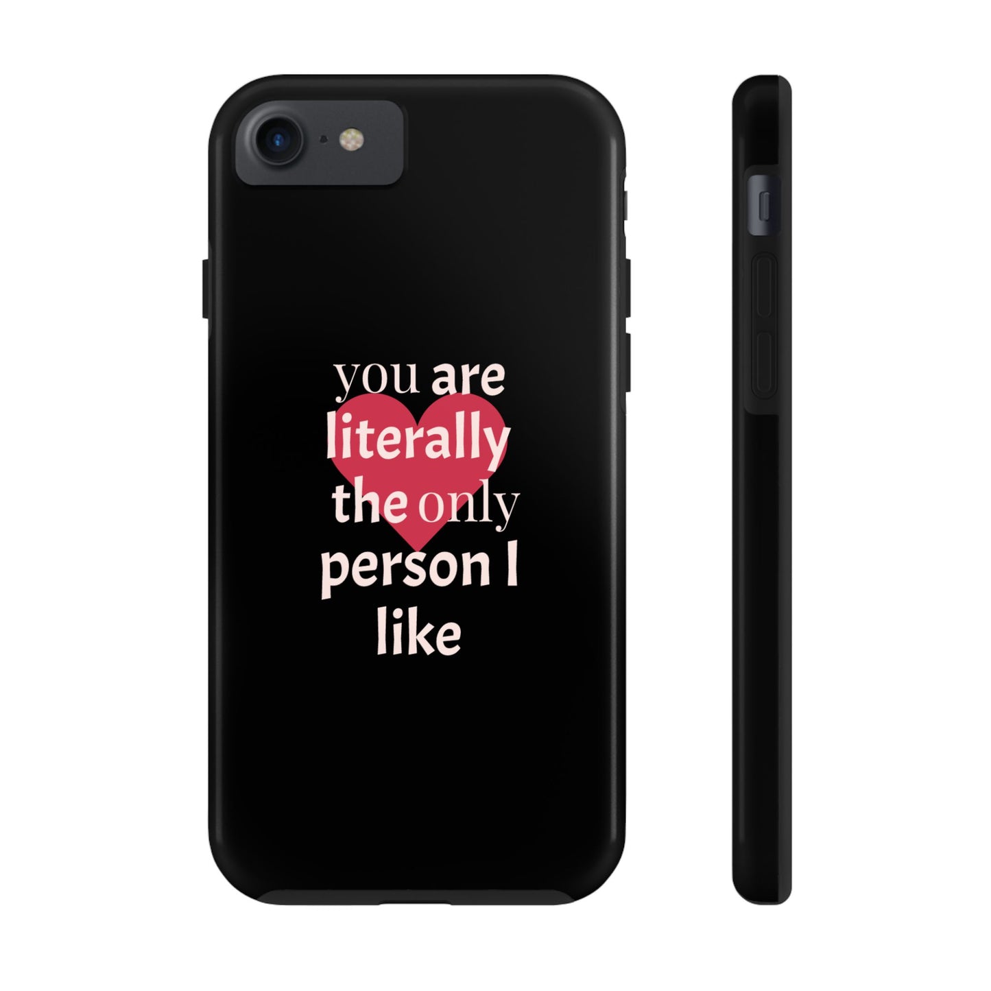 Stylish Tough Phone Case for Couples, Cute Gift for Birthdays, Anniversaries, Valentine's Day, Phone Accessories, Love Quote Case