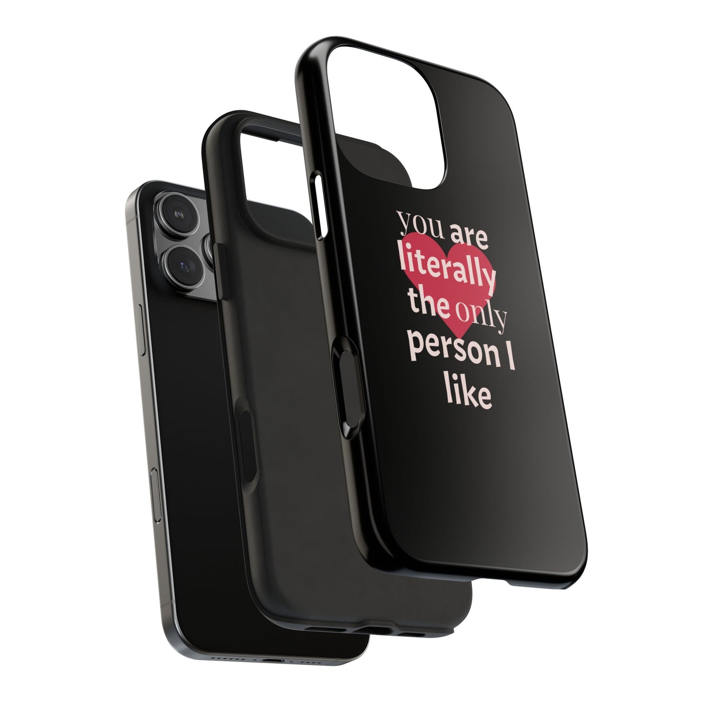 Stylish Tough Phone Case for Couples, Cute Gift for Birthdays, Anniversaries, Valentine's Day, Phone Accessories, Love Quote Case