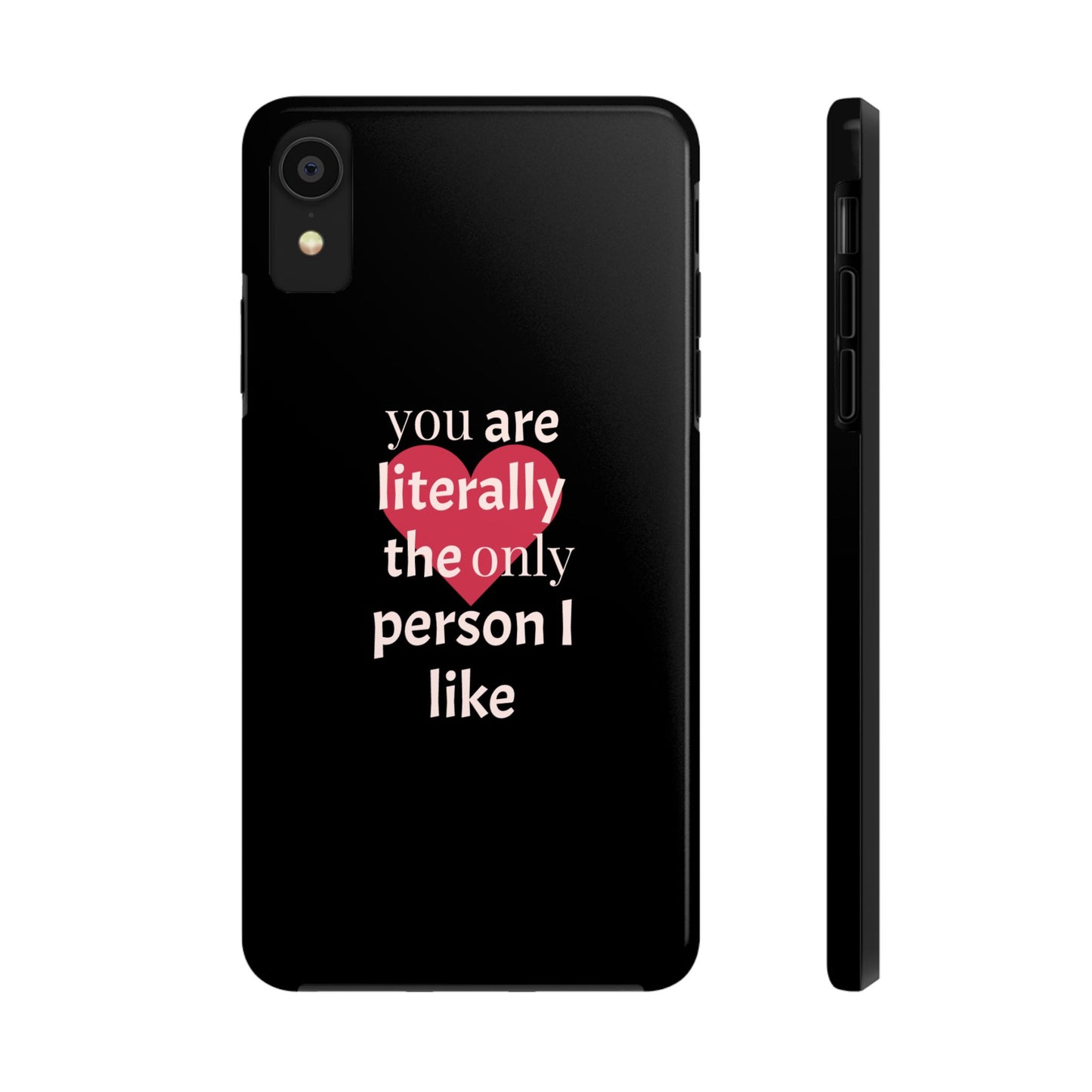 Stylish Tough Phone Case for Couples, Cute Gift for Birthdays, Anniversaries, Valentine's Day, Phone Accessories, Love Quote Case