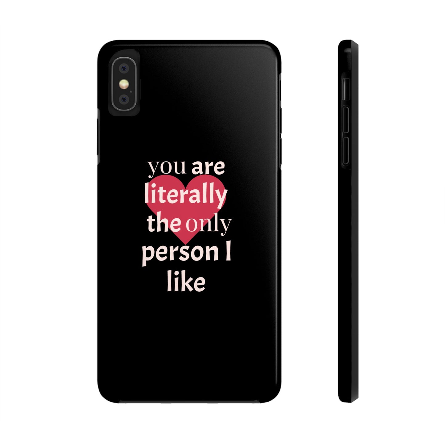 Stylish Tough Phone Case for Couples, Cute Gift for Birthdays, Anniversaries, Valentine's Day, Phone Accessories, Love Quote Case