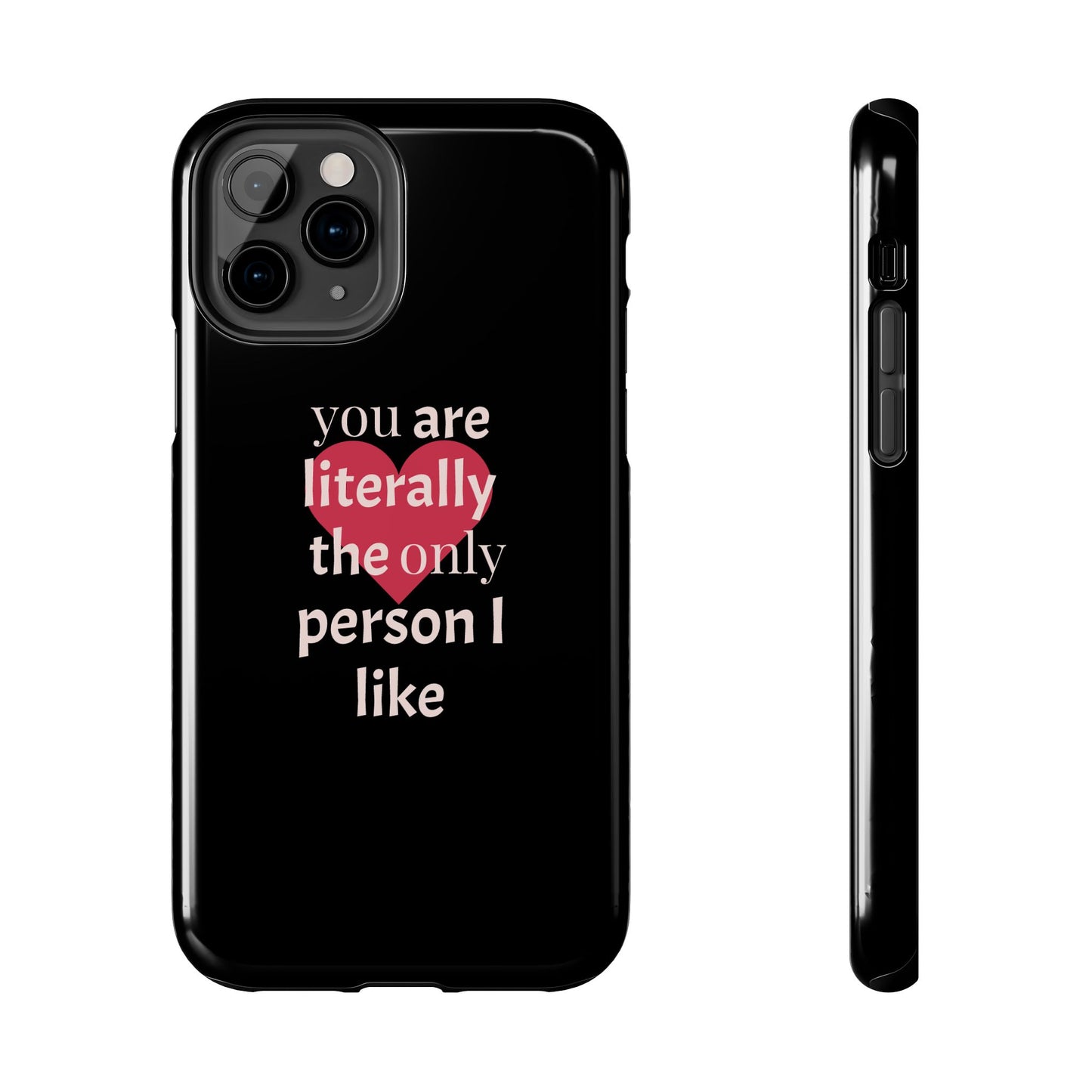 Stylish Tough Phone Case for Couples, Cute Gift for Birthdays, Anniversaries, Valentine's Day, Phone Accessories, Love Quote Case