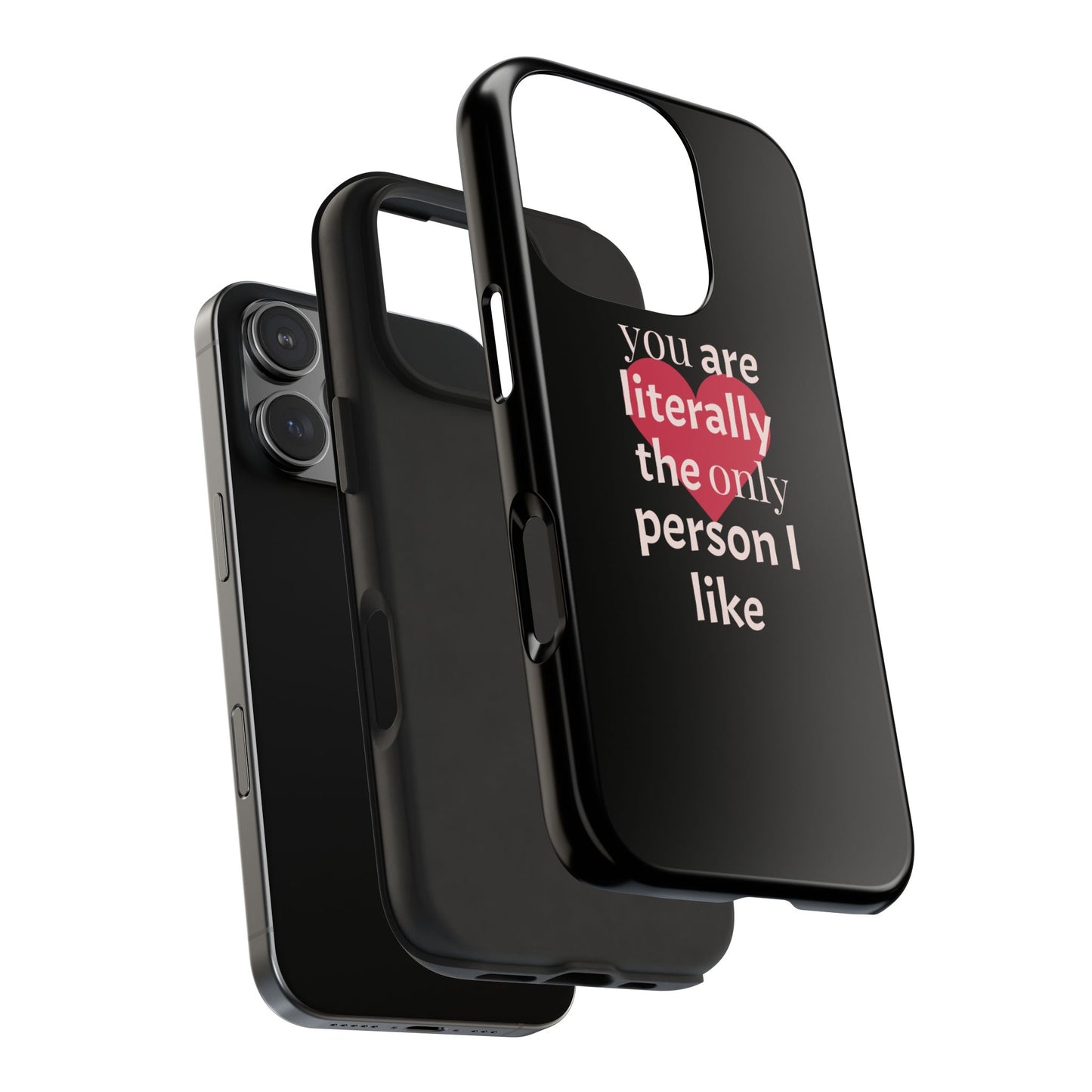 Stylish Tough Phone Case for Couples, Cute Gift for Birthdays, Anniversaries, Valentine's Day, Phone Accessories, Love Quote Case