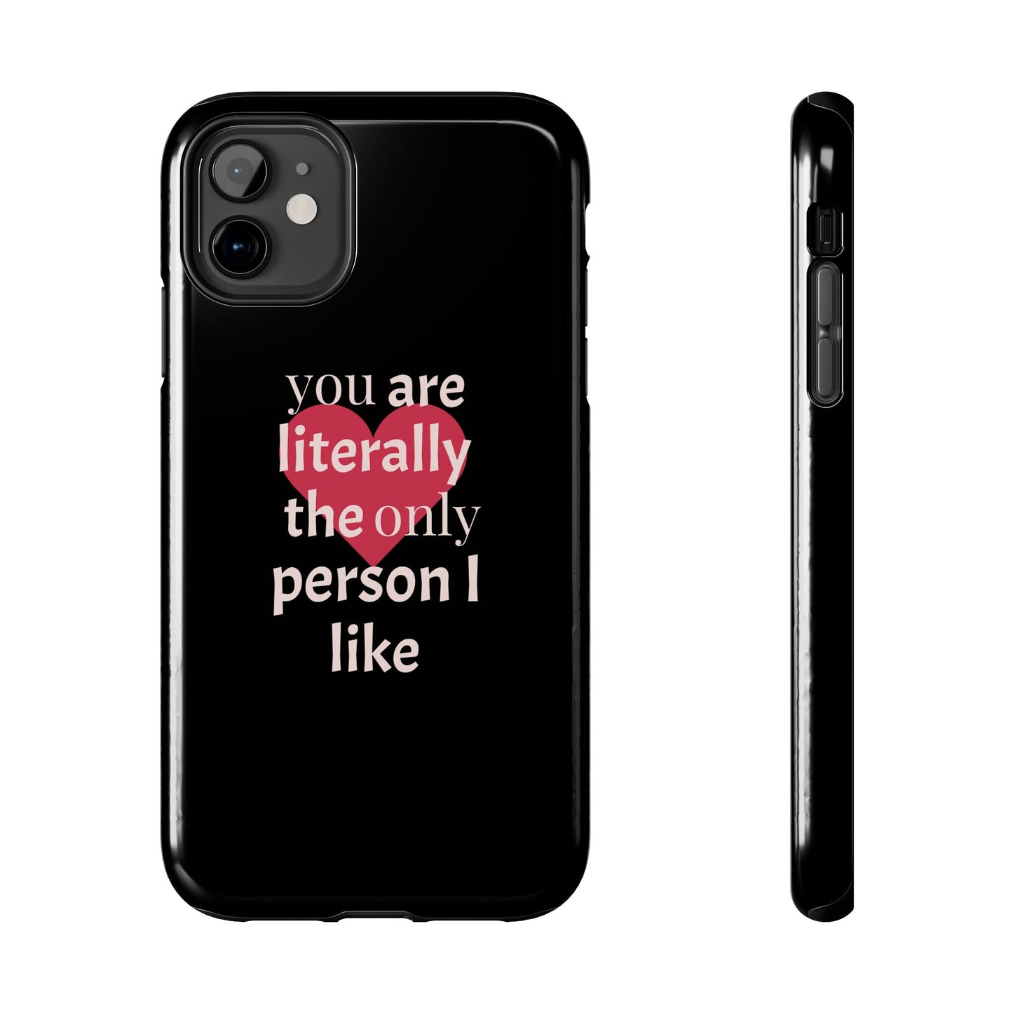 Stylish Tough Phone Case for Couples, Cute Gift for Birthdays, Anniversaries, Valentine's Day, Phone Accessories, Love Quote Case