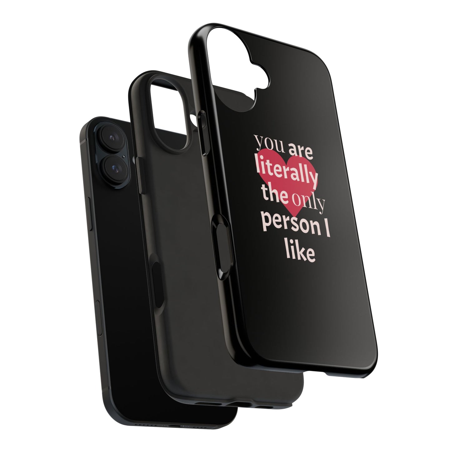Stylish Tough Phone Case for Couples, Cute Gift for Birthdays, Anniversaries, Valentine's Day, Phone Accessories, Love Quote Case