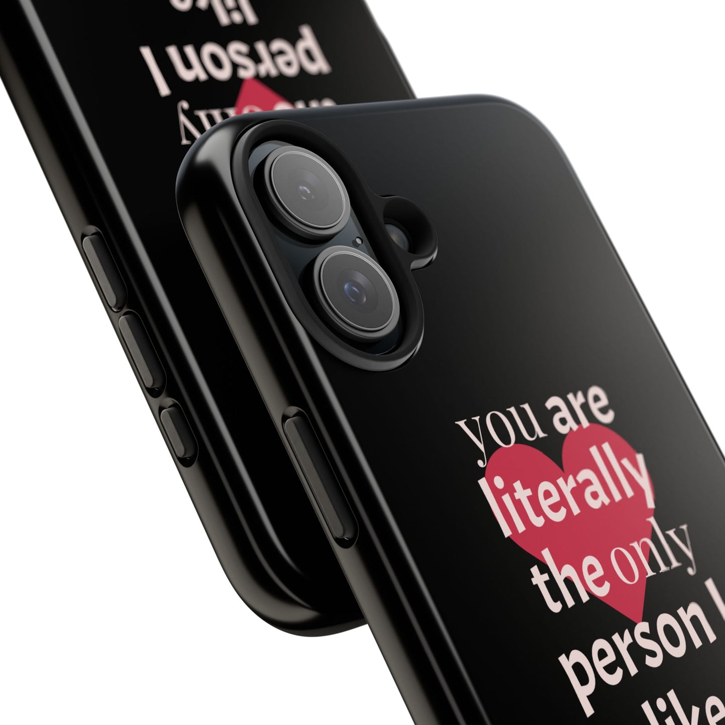 Stylish Tough Phone Case for Couples, Cute Gift for Birthdays, Anniversaries, Valentine's Day, Phone Accessories, Love Quote Case