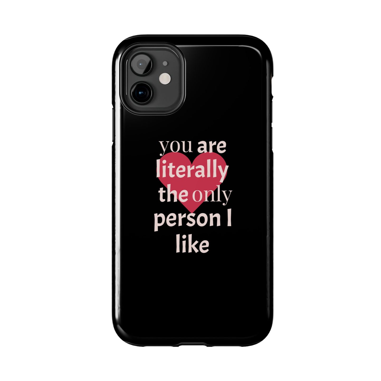 Stylish Tough Phone Case for Couples, Cute Gift for Birthdays, Anniversaries, Valentine's Day, Phone Accessories, Love Quote Case
